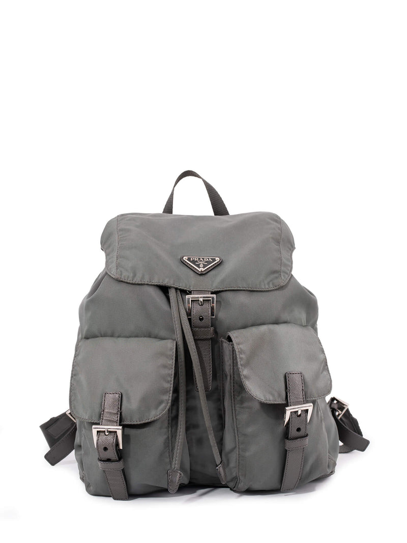 Prada Tessuto Nylon Mini Backpack Green-designer resale