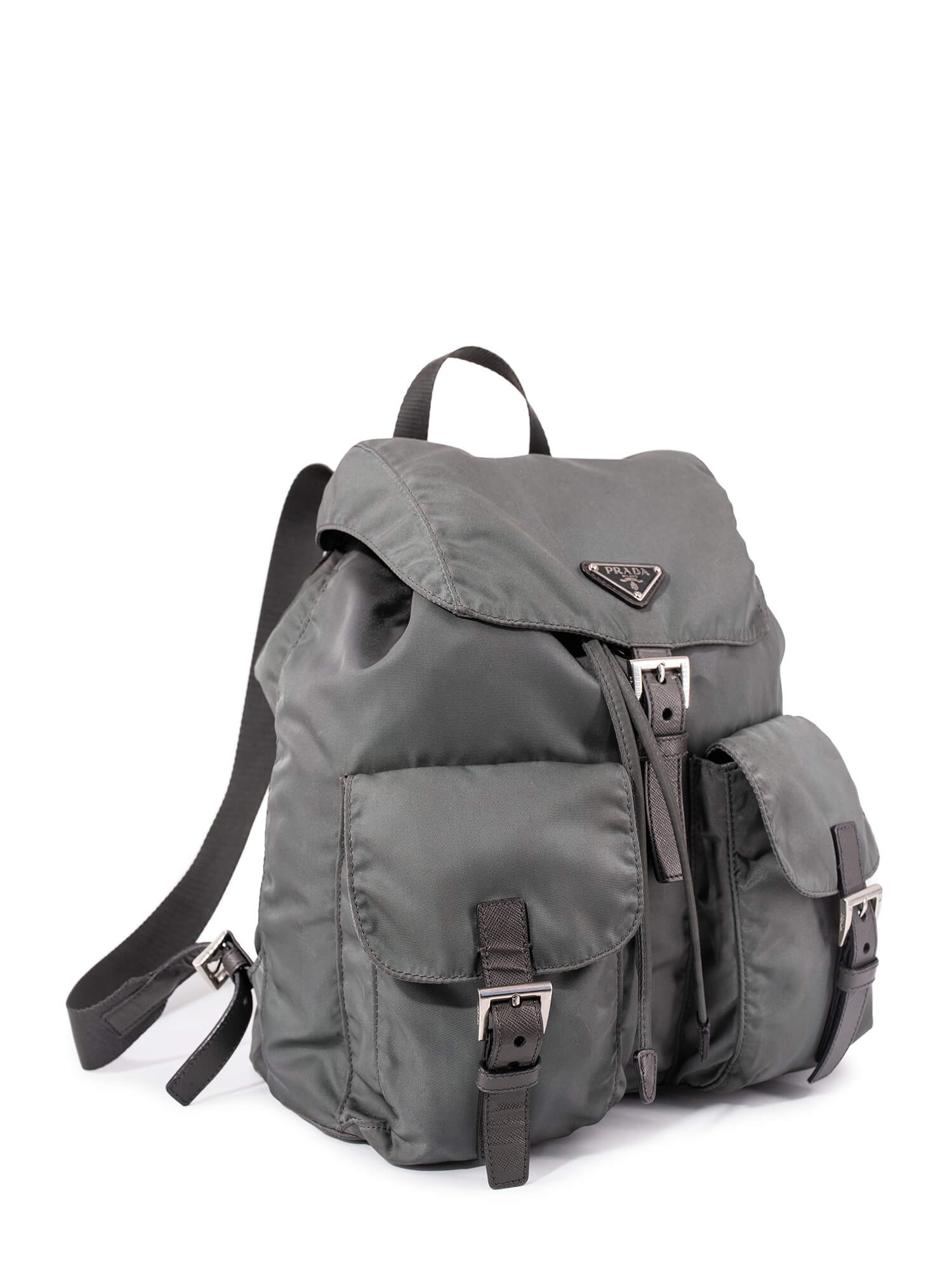 Prada Tessuto Nylon Mini Backpack Green-designer resale