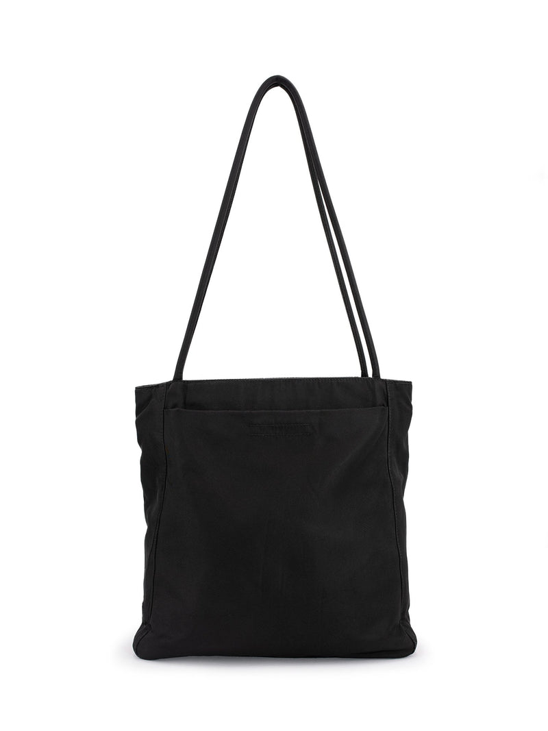 Prada Tessuto Nylon Shoulder Bag Black-designer resale