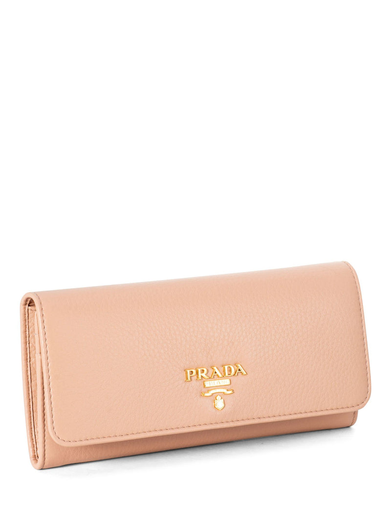 Prada continental flap wallet Clearance