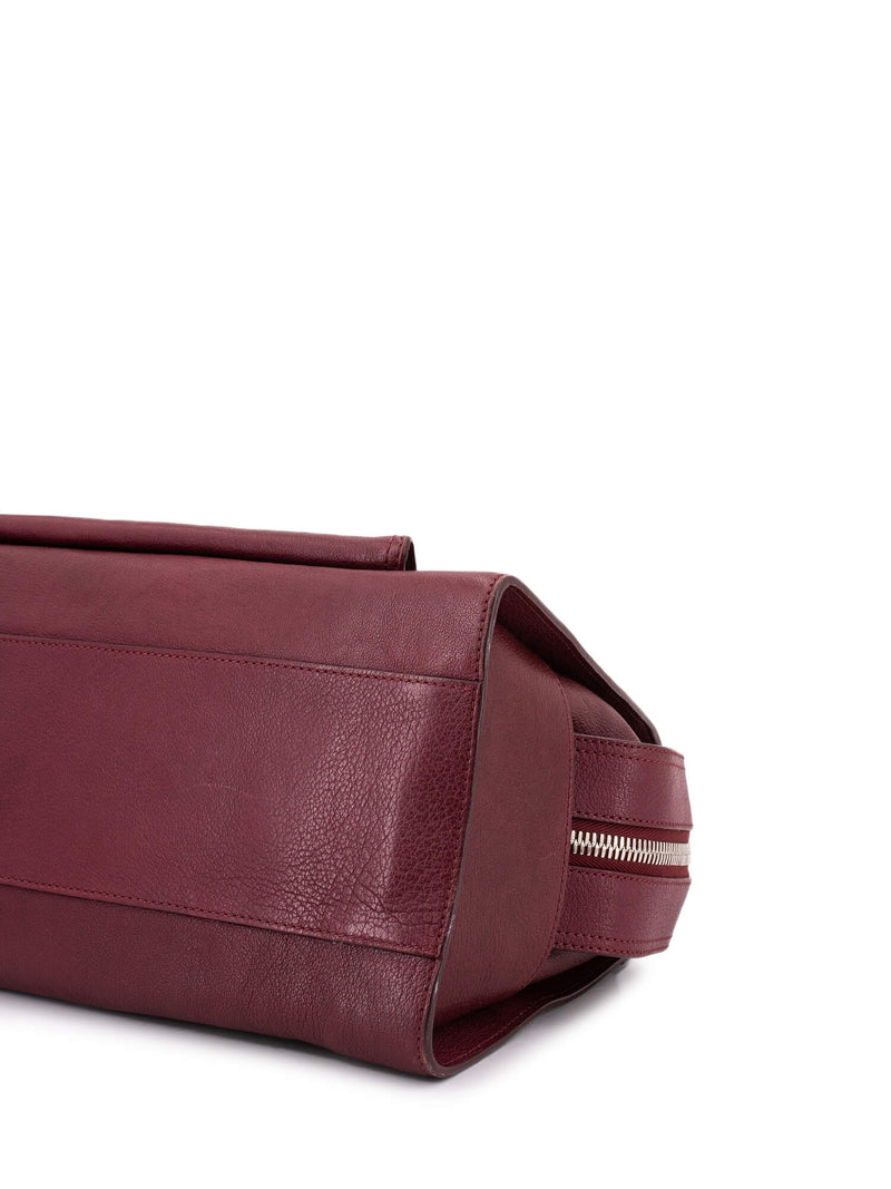 Proenza Schouler Leather PS13 Tote Burgundy-designer resale