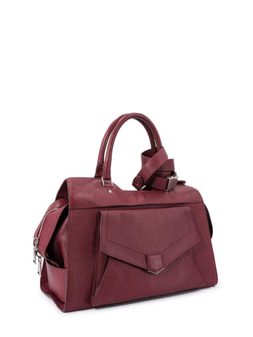 Proenza Schouler Leather PS13 Tote Burgundy-designer resale