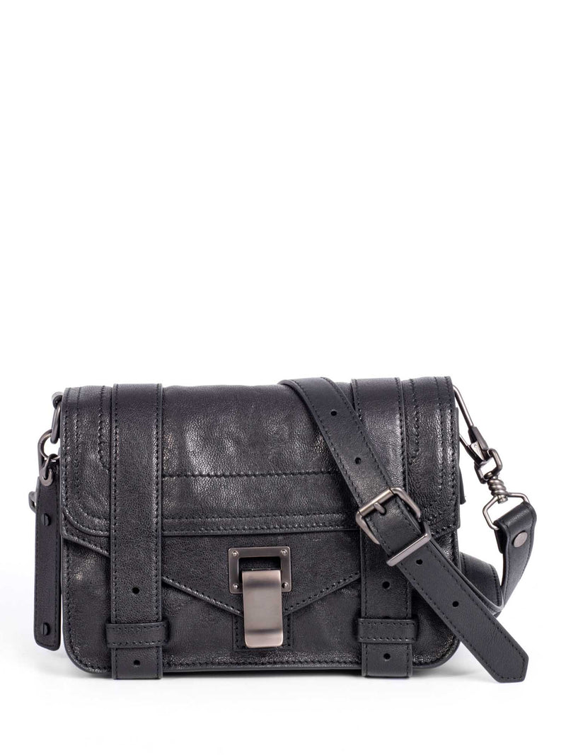 Proenza Schouler PS1 Mini Crossbody Bag Black-designer resale