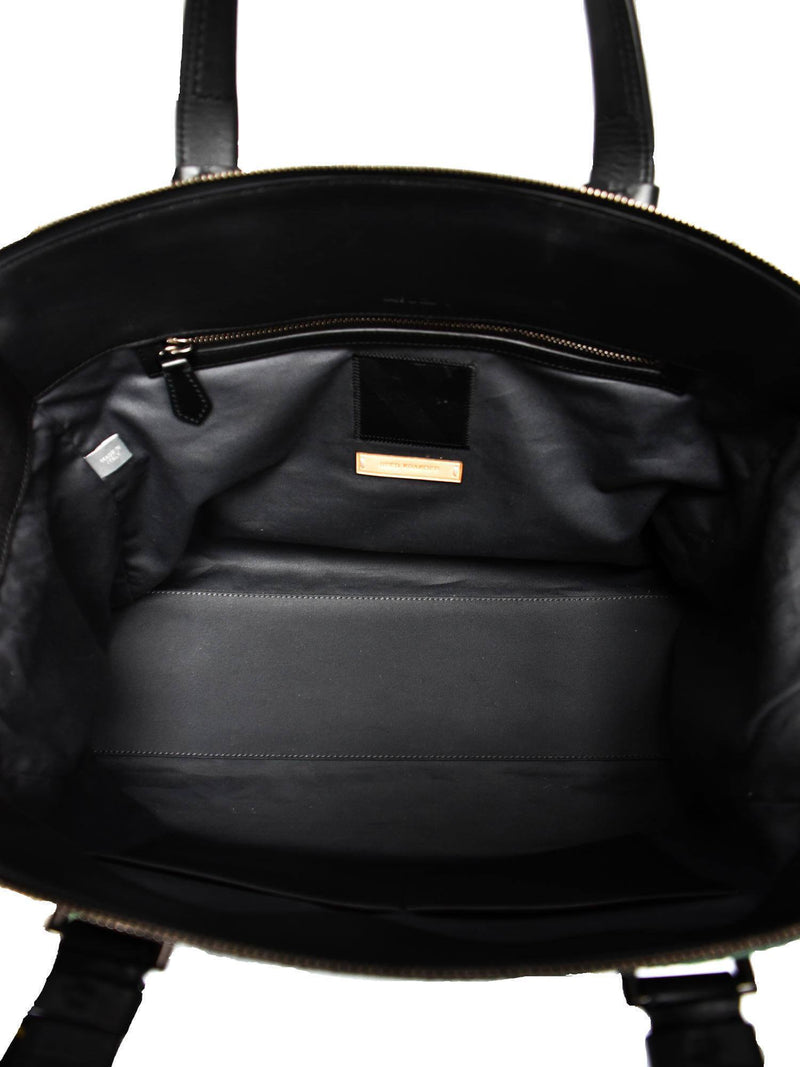 Reed Krakoff Snakeskin Large Duffle Bag Green-designer resale