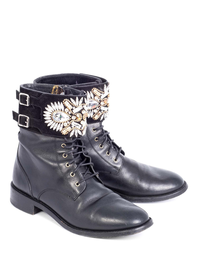 Rene caovilla sales combat boots