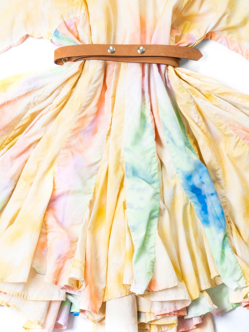 Rhode Cotton Tie-Dye Ella Mini Dress Multicolor-designer resale