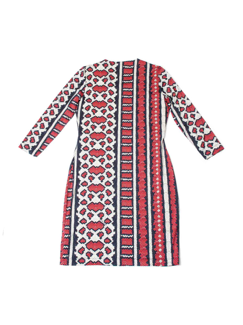 Roberto Cavalli Snakeskin Printed Stretchy Fitted Dress Red Roberto Cavalli Snakeskin Printed Stretchy Fitted Dress Red