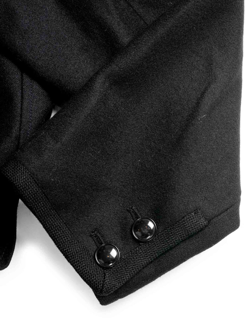 Saint Laurent Vintage Coat Black-designer resale