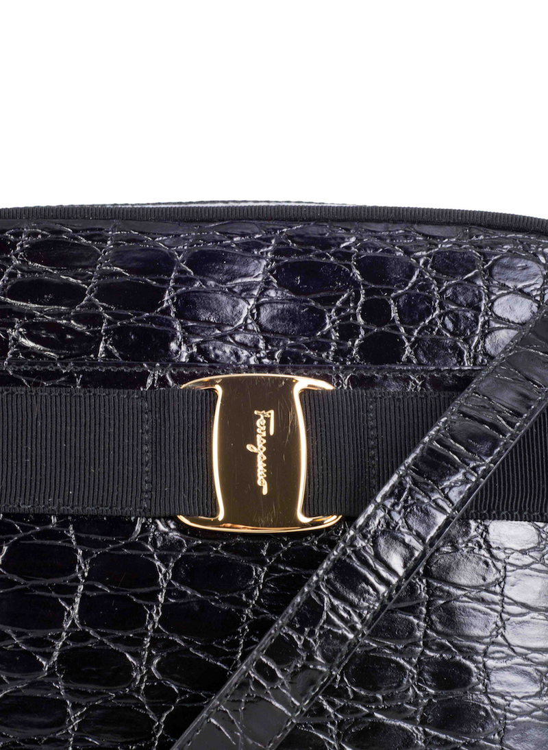 Salvatore ferragamo 2025 crocodile bag