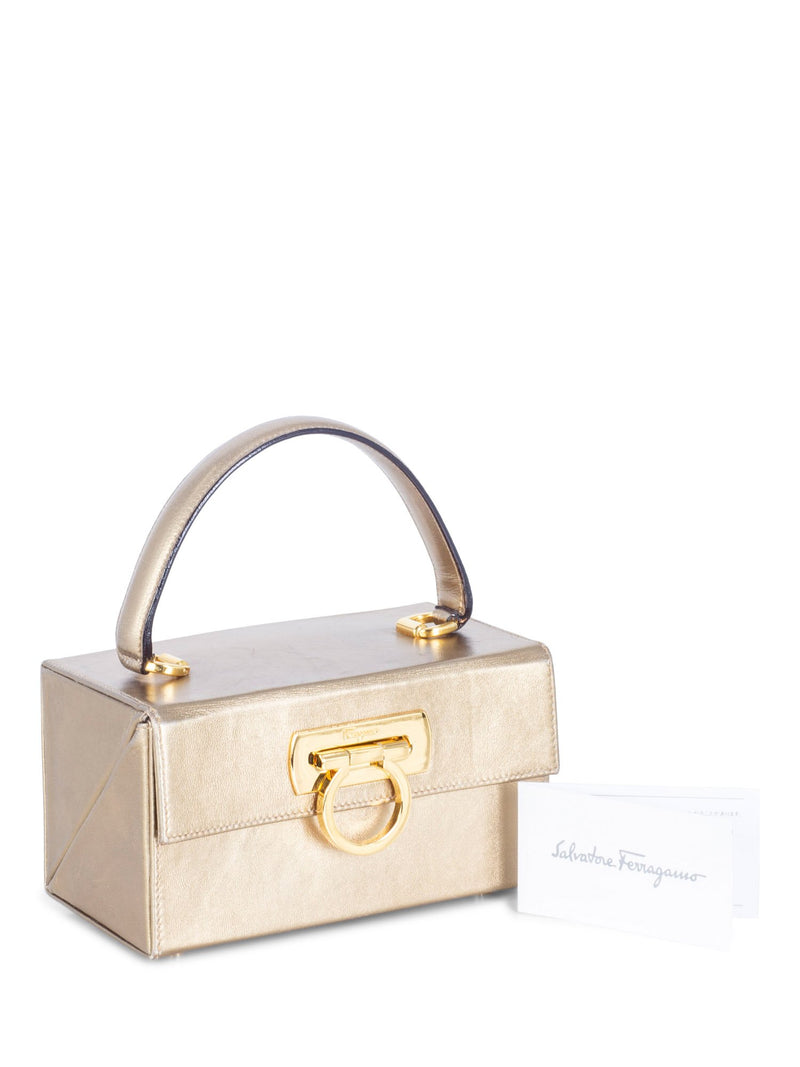 Salvatore ferragamo gold bag 2025