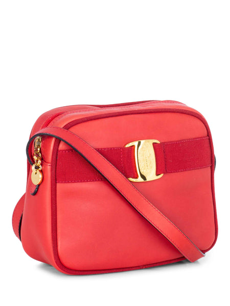 Salvatore Ferragamo Vara WRT 6 D レッド Salvatore Ferragamo Vara WRT 6 D レッド FERRAGAMO フェラガモ