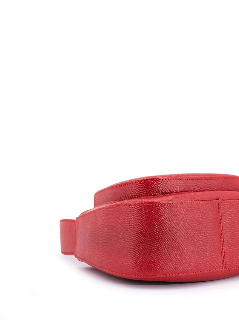 Salvatore Ferragamo Saffiano Leather Mini Bag Red-designer resale