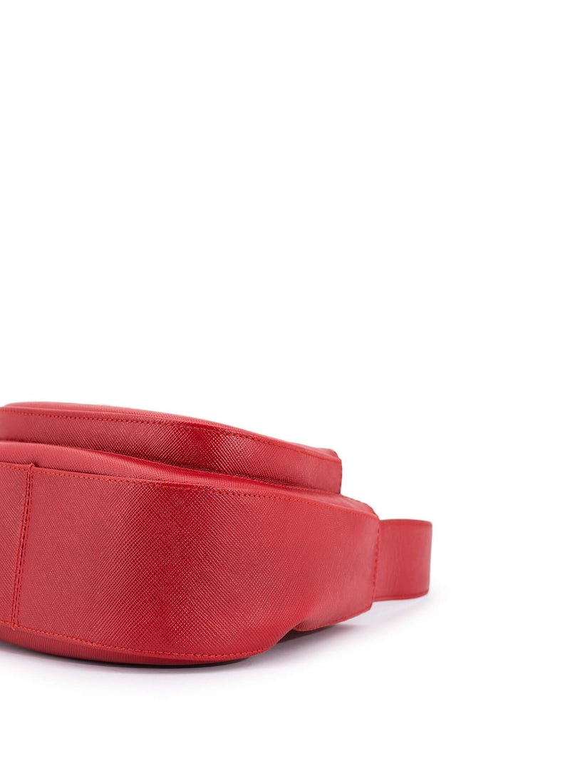 Salvatore Ferragamo Saffiano Leather Mini Bag Red-designer resale