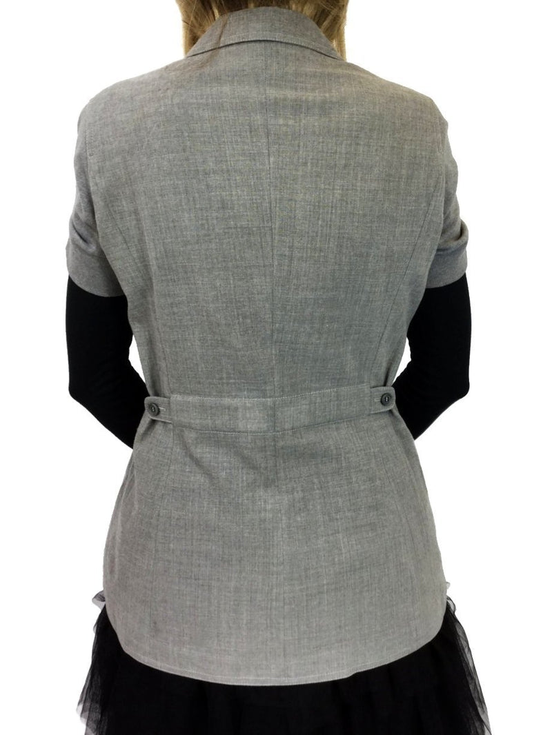 Short Sleeve Fitted Jacket-designer resale