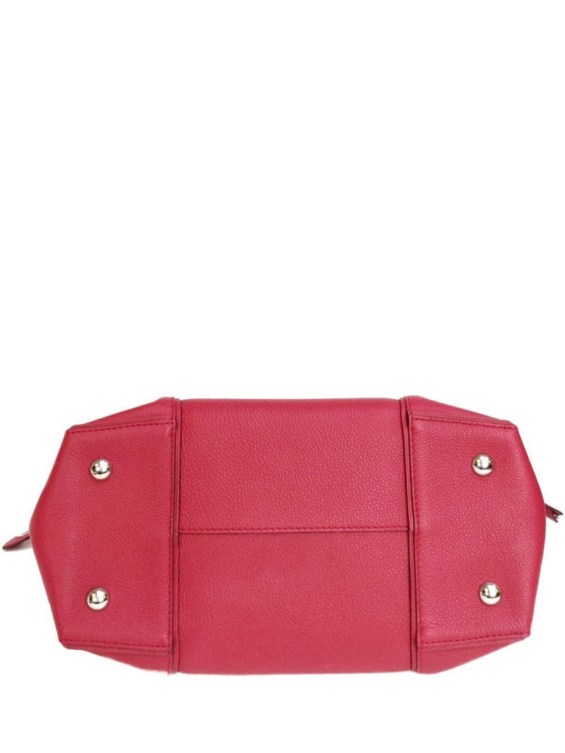 Louis Vuitton Red Veau Cachemire Lockit MM