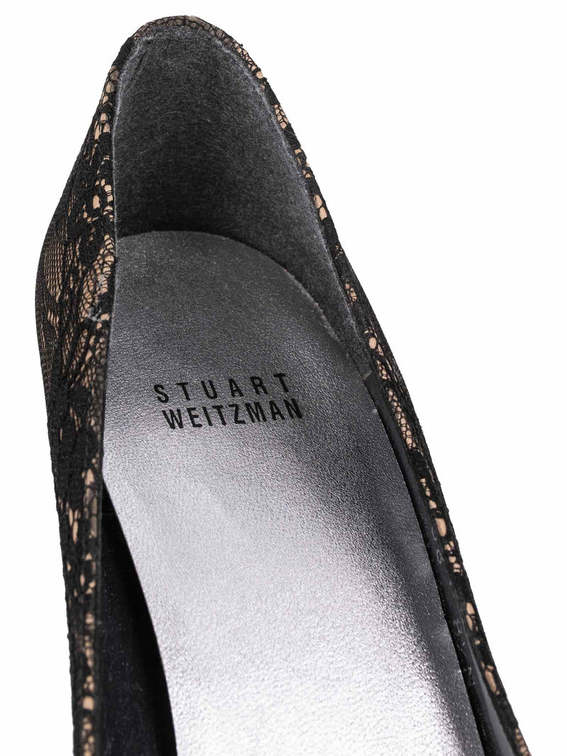 Stuart weitzman lace up flats store