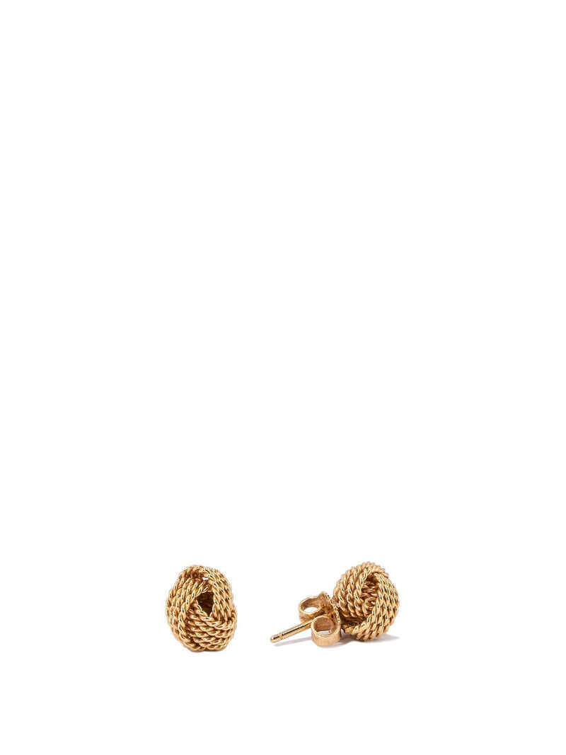 Tiffany twist knot discount earrings gold